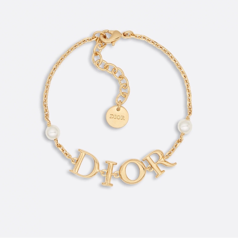 Dio(r)evolution White Resin Pearls Bracelet
